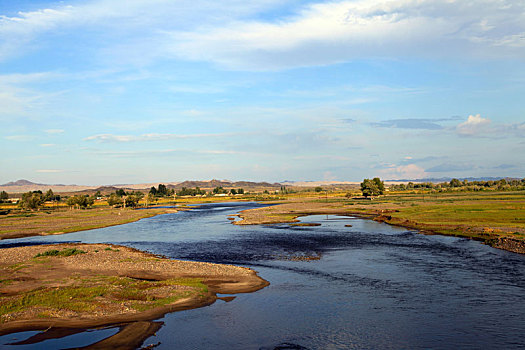 乌伦古河图片