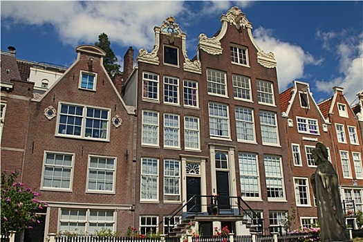 传统,荷兰人,房子,阿姆斯特丹