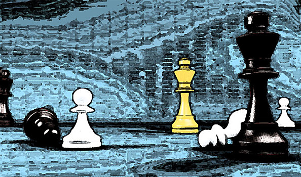 象棋,插畫