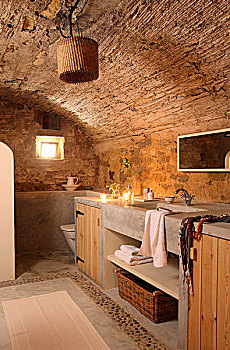浴室柜,乡村,卫生间,天花板