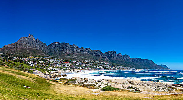 坎普斯湾,十二门徒岩,开普敦,西海角,南非,非洲