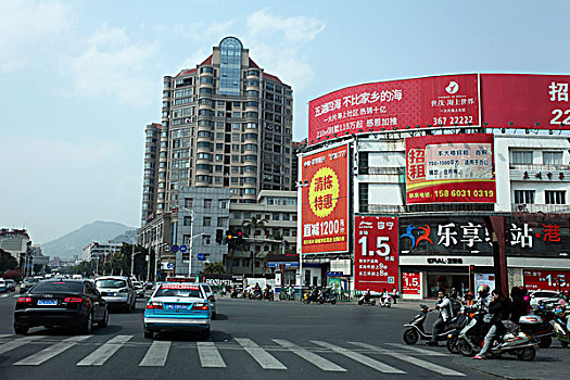 福建,福州,建筑,街道,楼房,城市