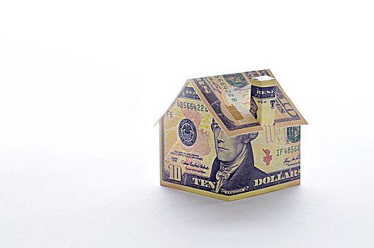 房屋模型,折叠,美元