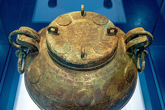 郑州博物馆,铜铭文小口鼎,岁星纪年的唯一实物