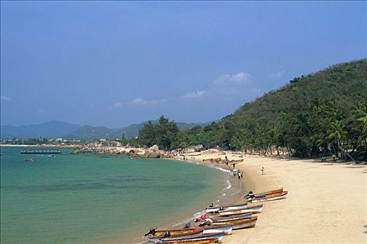 中国,海南岛,三亚,海滩风景,旅游