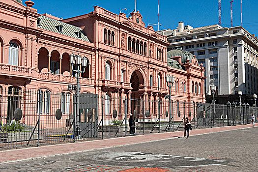 玫瑰宫,办公室,五月广场,布宜诺斯艾利斯,阿根廷,南美