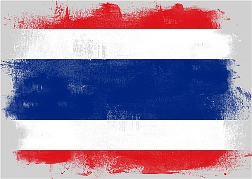 旗帜,泰国,涂绘,画刷