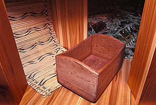 雪松,木头,存储,盒子,编织物,芦苇,垫