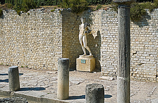 柱廊,皇帝,哈德里安,罗马,遗址,普罗旺斯,法国