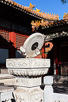 北京故宫博物院的日晷