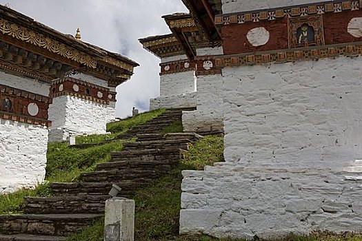 佛塔,纪念碑,喜马拉雅王国,不丹