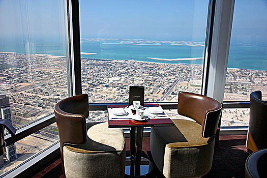 餐馆,气氛,世界,地面,高,哈利法,迪拜,阿联酋,中东