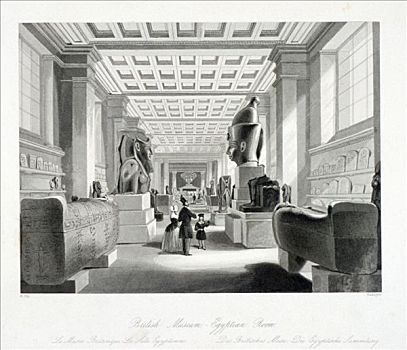 埃及人,房间,大英博物馆,霍尔本,伦敦,艺术家