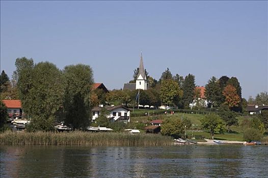 湖,基姆湖,上巴伐利亚,德国