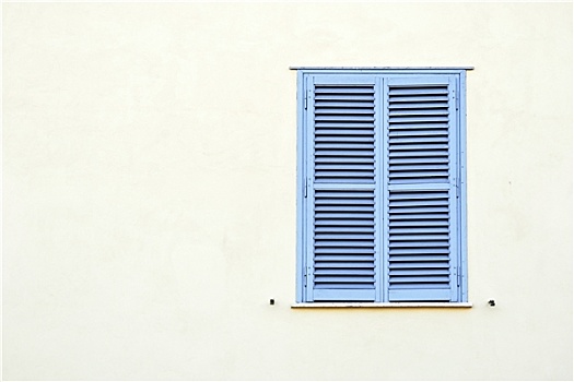 蓝色,窗户,房子