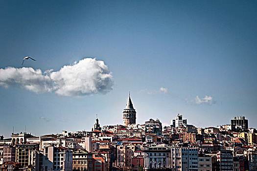 城市天际线,伊斯坦布尔,土耳其