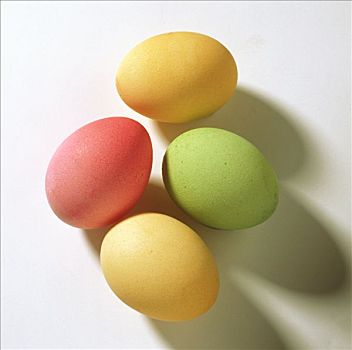 四个,色彩,复活节彩蛋