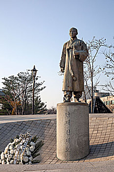 韩国青州街头雕塑