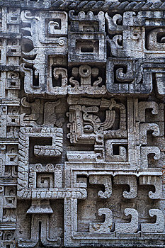 墨西哥-国立人类学博物馆的雨神神庙