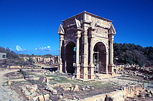 拱形,莱普蒂斯马格纳,利比亚