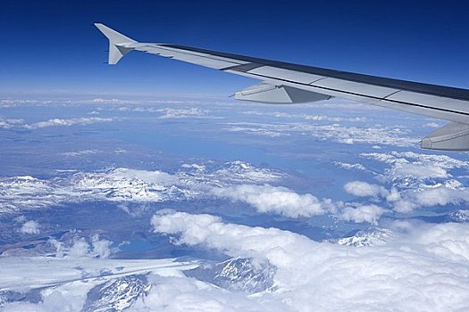 机翼,俯视,巴塔哥尼亚,智利