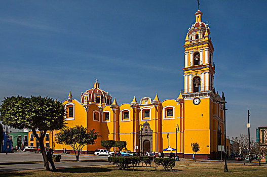 墨西哥,柏布拉,教堂,佩特罗