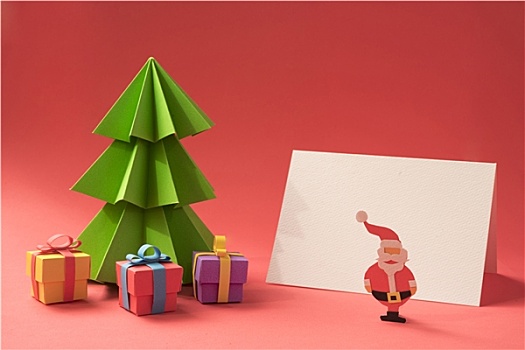 圣诞快乐,剪纸,手制,卡片,模版