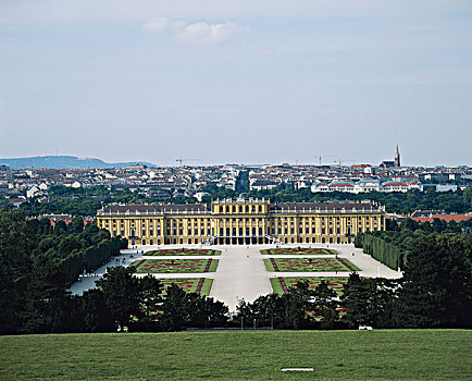奥地利,维也纳,美泉宫,大幅,尺寸