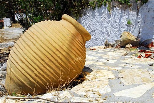 粘土,花瓶,凯法利尼亚岛,爱奥尼亚群岛,希腊