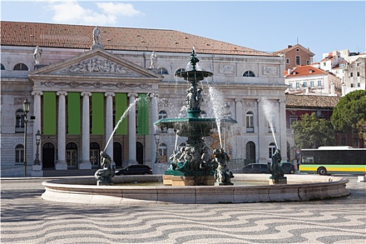 喷泉,纪念建筑,户外,剧院,罗斯奥广场