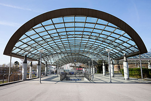 地铁站,多特蒙德,鲁尔区,北莱茵威斯特伐利亚,德国,欧洲