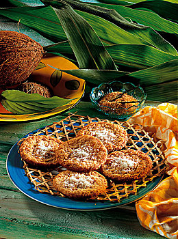 椰蓉饼干,加勒比海,烹饪