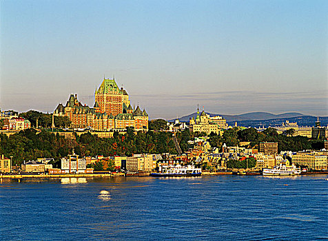 历史,魁北克城,堤岸,圣劳伦斯河,魁北克,加拿大
