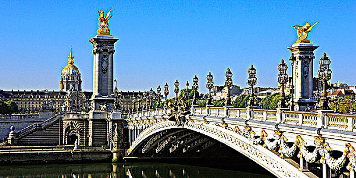 法国,巴黎,亚历山大三世桥