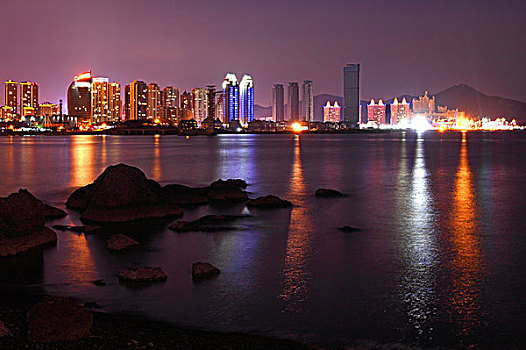 大连海滨夜景