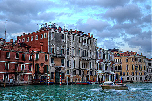 水上出租车,大运河,威尼斯,意大利