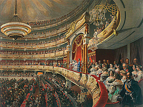 礼堂,波修瓦大剧院,莫斯科,俄罗斯,艺术家