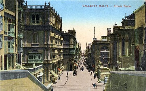 瓦莱塔市,马耳他,20世纪