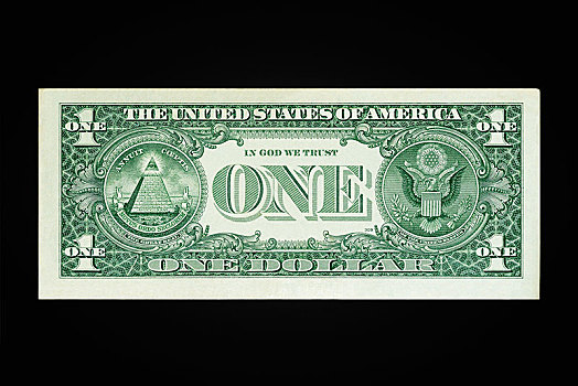 美国,一美元,钞票