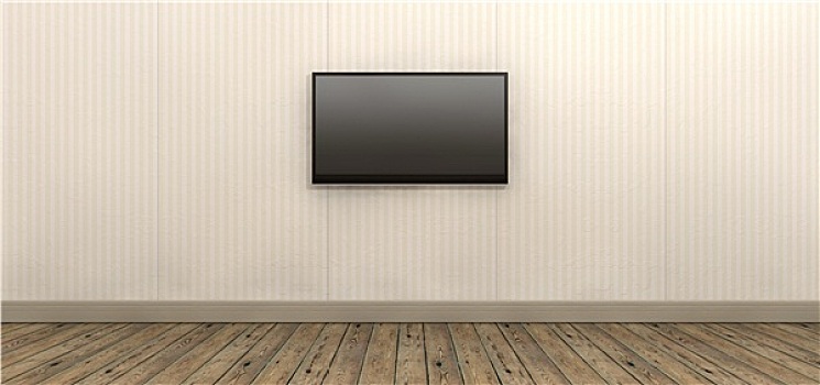 电视屏幕,纸,墙壁