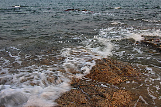 海浪,礁石