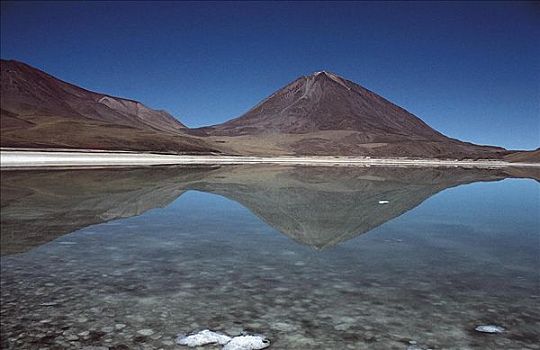 高原,湖,泻湖,南,玻利维亚,南美