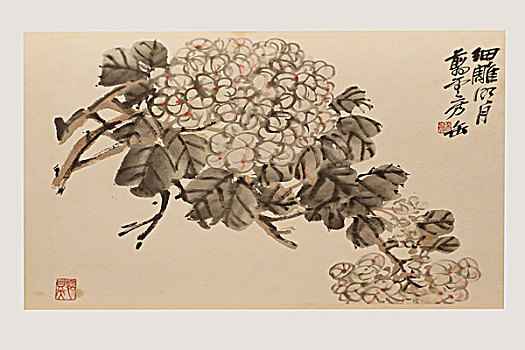 吴昌硕,清朝,花卉画册