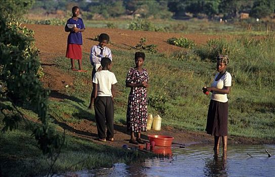 水坑,赞比亚