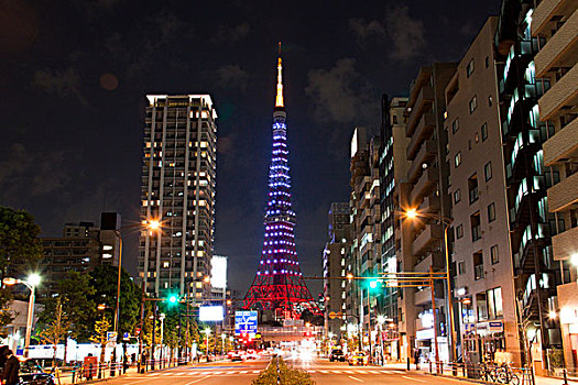 东京塔,光亮