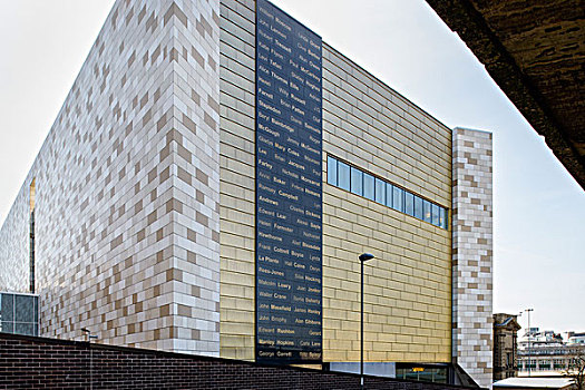 外景,新,现代建筑,家,利物浦,中央图书馆,展示,现代,设计