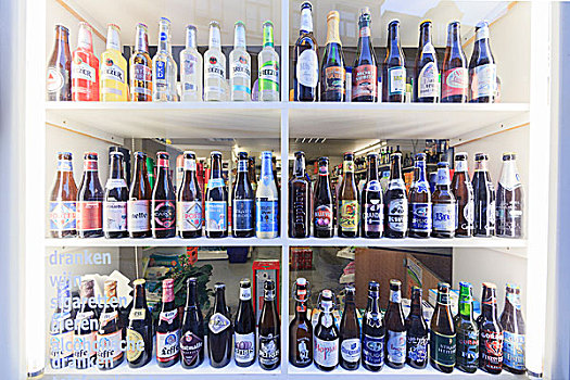 比利时,西佛兰德省,布鲁日,摊亭,特色,啤酒,品种