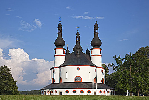 朝圣教堂,普拉蒂纳特,巴伐利亚,德国