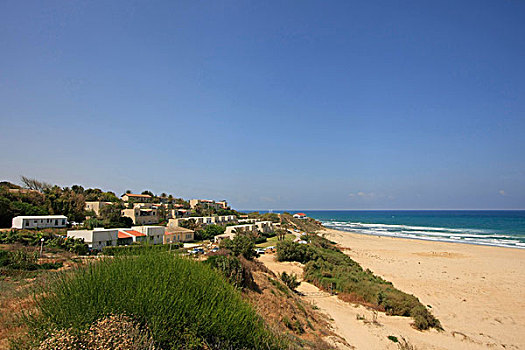 城镇,海岸,以色列