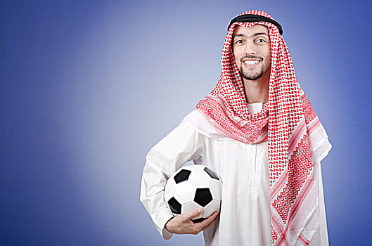 阿拉伯,足球,工作室,射门